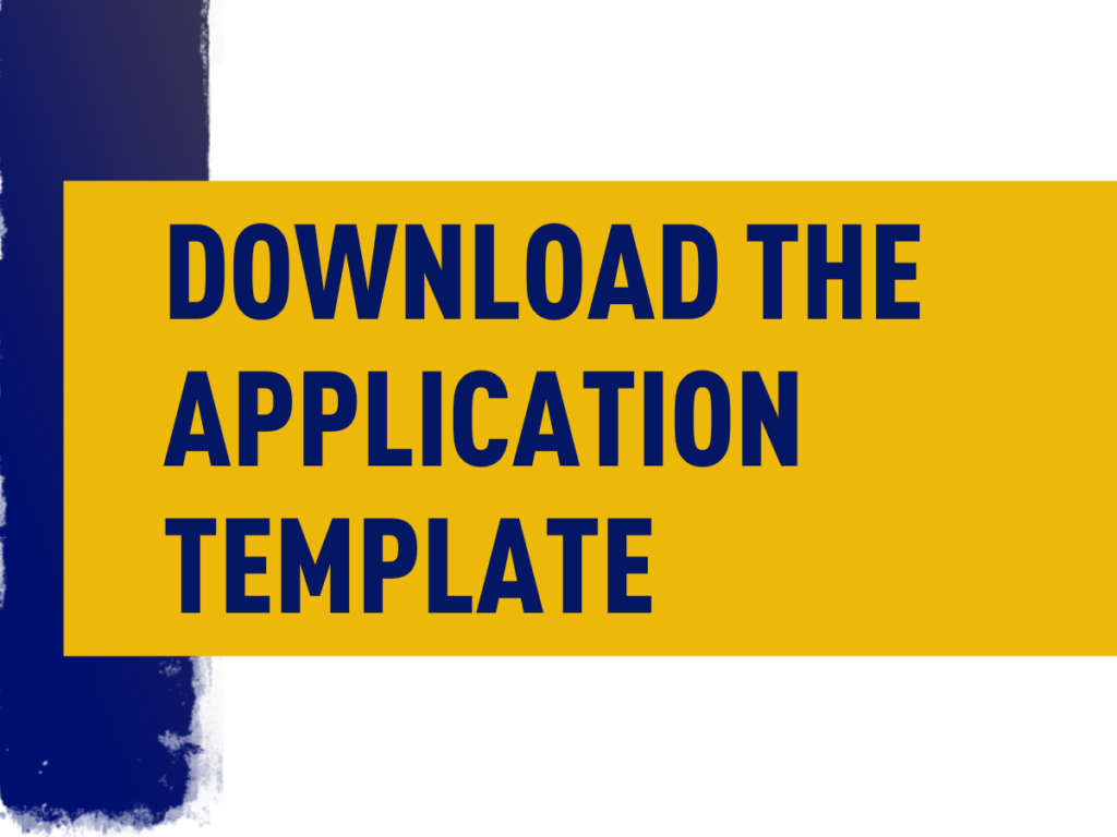 Download the Application Template button